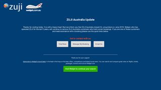 ZUJI Australia update - Webjet