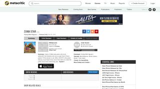 Zuma Star for iPhone/iPad Reviews - Metacritic