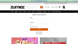 Customer Login | Zumiez