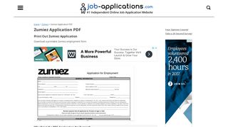 Zumiez Application PDF - Job-Applications.com
