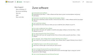 Zune Support | Zune Software | Zune Music + Video software