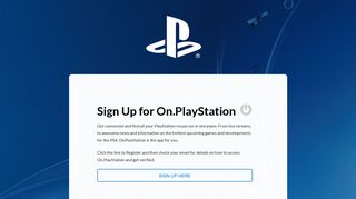On.PlayStation Zunos - SignUp and Login Instructions