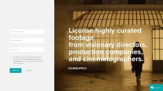 Register for an account | Filmsupply