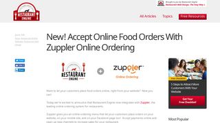 New! Accept Online Food Orders With Zuppler Online Ordering ...