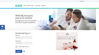 Sign In to Your Cox Account | Cox Communications