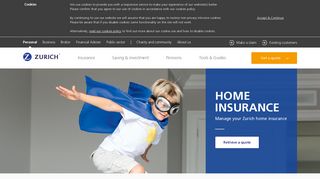 Home and contents insurance - Get a quote online | Zurich
