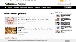 The latest zurich-intermediary-platform news for financial advisers and ...
