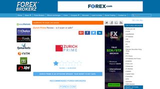 Zurich Prime Review – is zurichprime.com scam or safe forex broker?