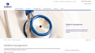 Medical management | Claims | Zurich Insurance - Zurich North America