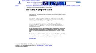 Zurich Services Corporation - Workers' Compensation