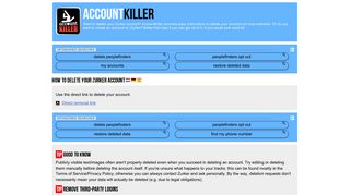 Delete your Zurker account | accountkiller.com