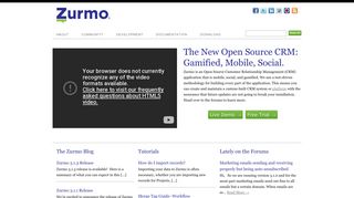 Zurmo | Open Source CRM Gamified