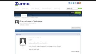 Change image of login page - Installation and Setup - Zurmo Forums