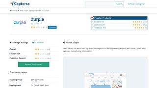 Zurple Reviews and Pricing - 2019 - Capterra