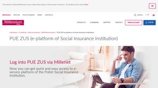 PUE ZUS (e-platform of Social Insurance Institution) - Bank Millennium