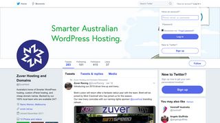Zuver Hosting and Domains (@ZuverHost) | Twitter
