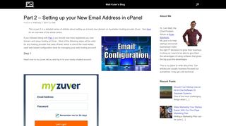 Part 2 - Setting up your New Email Address in cPanel - Matt Kuter