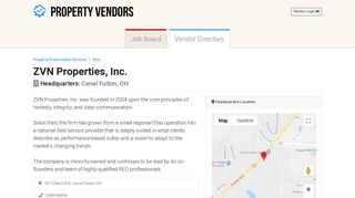 ZVN Properties, Inc. | Property Vendors