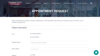 Appointment Request - Zwanger-Pesiri Radiology