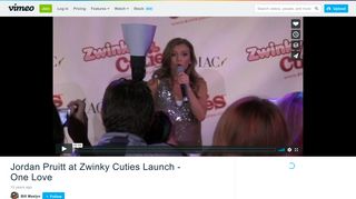 Jordan Pruitt at Zwinky Cuties Launch - One Love on Vimeo