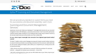 Scanning and Document Services - ZyDoc
