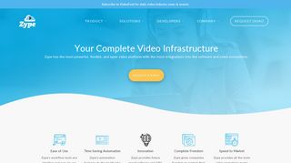Zype | Your Complete Video Infrastructure | Zype
