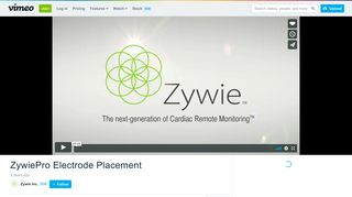 ZywiePro Electrode Placement on Vimeo
