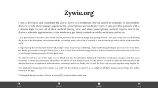 Zywie.org - Saptarshi Chakraborty