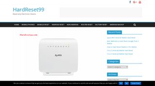 ZyXEL VMG3925-B10B Router - How to Factory Reset - HardReset99
