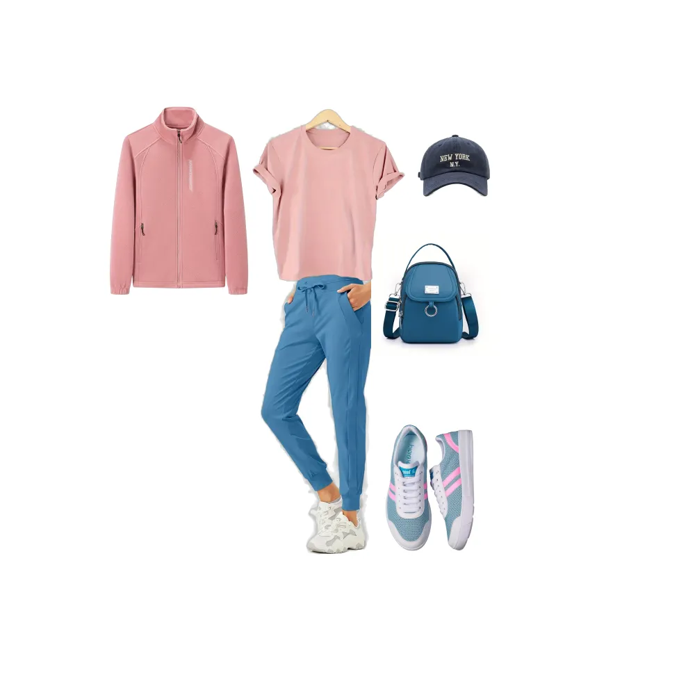 Sporty Pink and Blue