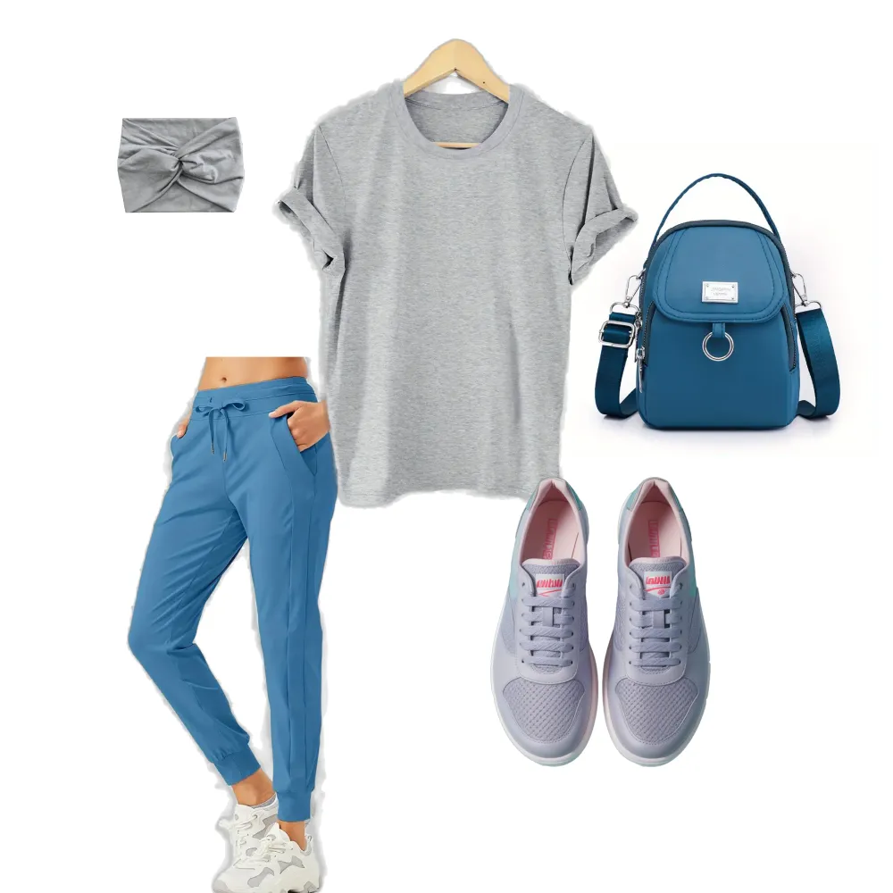 Sporty Chic in Tosca and Grey