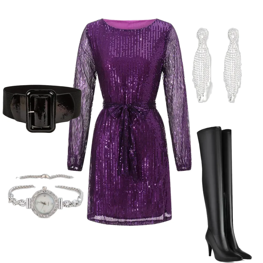 Amethyst Glam Ensemble