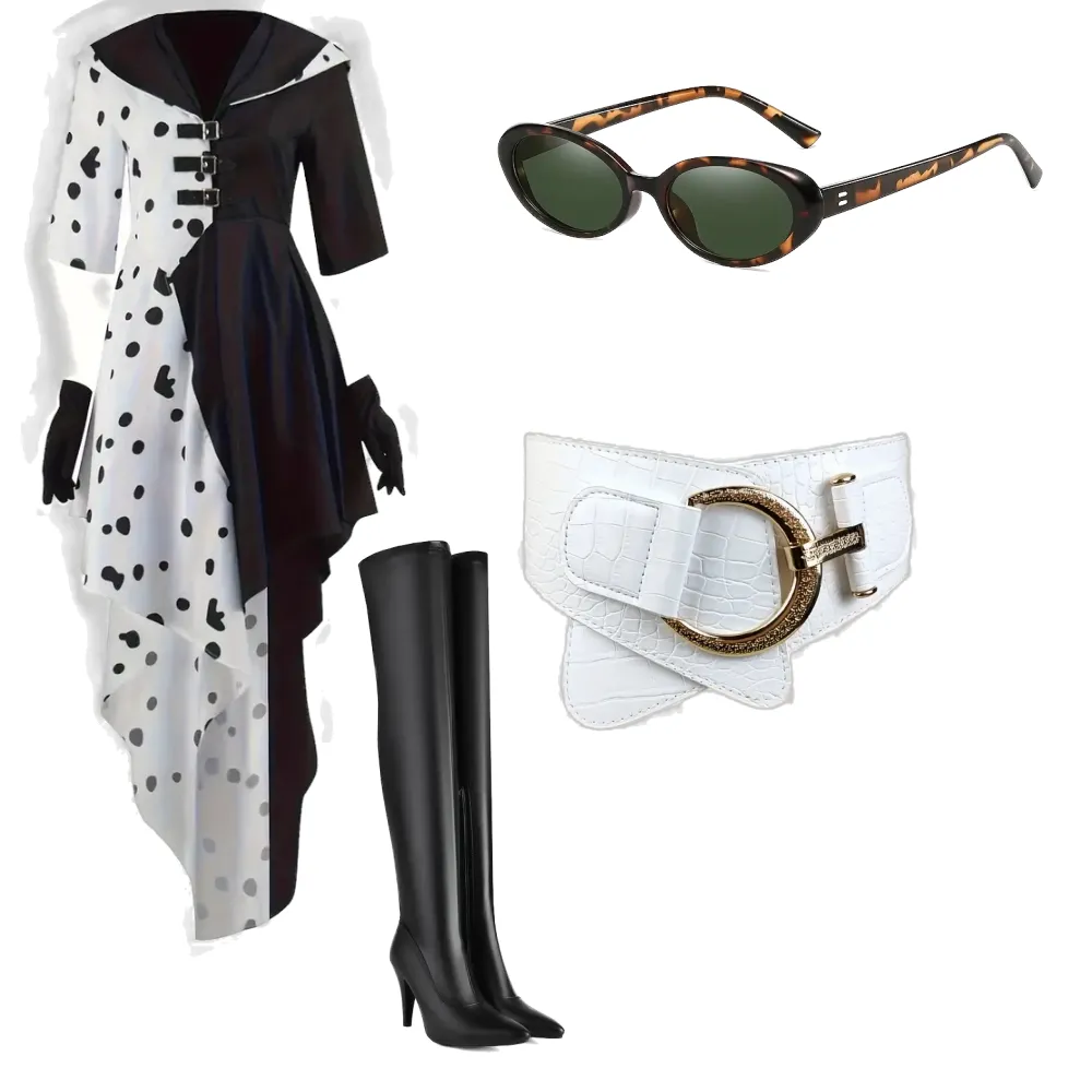 Cruella Halloween outfit