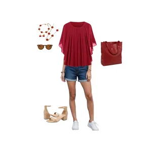 Red Casual Chic