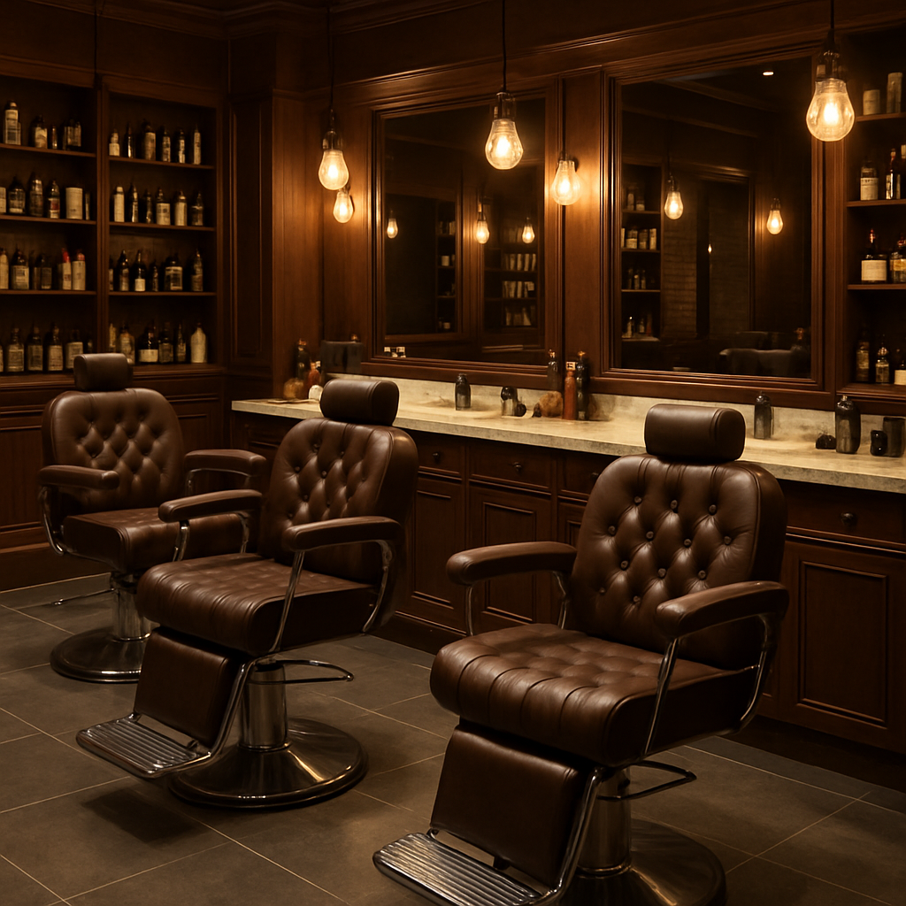 Barbershop interior