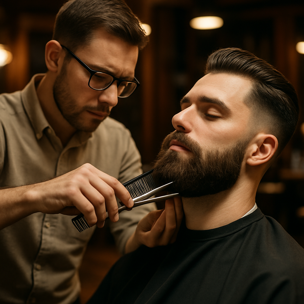 Beard sculpting