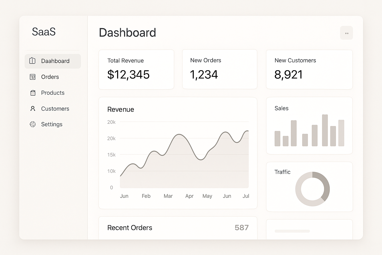 App dashboard screenshot