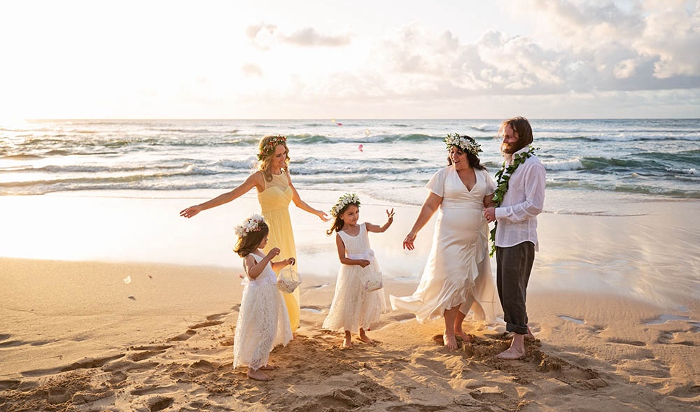 Family Vow Renewal with Your Kids in Hawaii