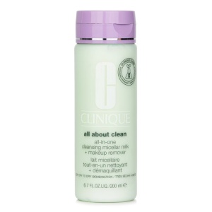 All about Clean All-In-One Cleansing Micellar Milk + Makeup Remover - Very Dry to Dry Combination 200ml/6.7oz