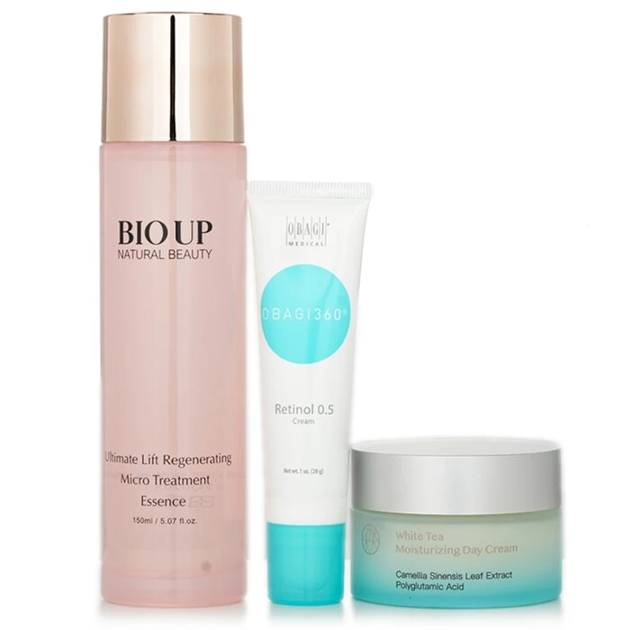 2db75d571cd4a1c108cb Obagi OBAGI360 Retinol 0.5 28g + Natural Beauty BIO UP Micro Treatment Essence 150ml + mori beauty by Natural Beauty Day Cream 55g 3pcs - Image 2