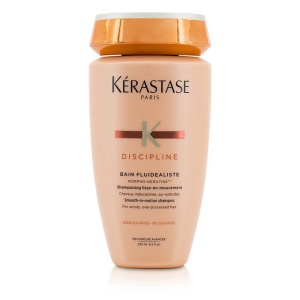 Discipline Bain Fluidealiste Smooth-In-Motion Sulfate Free Shampoo - For Unruly, Over-Processed Hair (New Packaging) 250ml/8.5oz