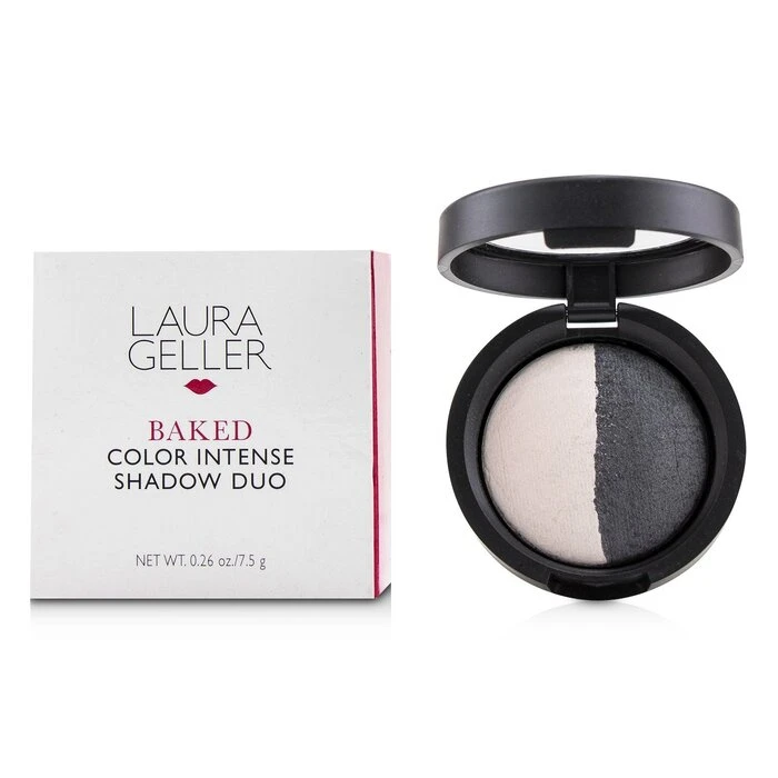 d930cf3fd8a6f7e1ed89 Baked Color Intense Shadow Duo - # Marble/Midnight 7.5g/0.26oz - Image 2