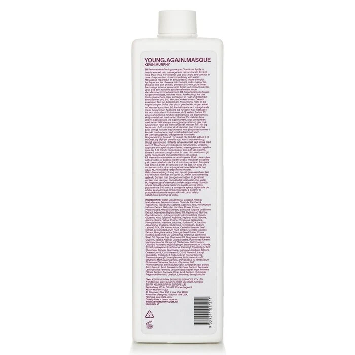 433a9f00c93d0776a104 Young.Again.Masque (Immortelle and Baobab Infused Restorative Softening Masque - To Dry Damaged or Brittle Hair) 1000ml/33.8oz - Image 3