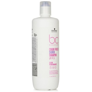 BC Bonacure pH 4.5 Color Freeze Silver Shampoo (For Grey & Lightened Hair) 1000ml/33.8oz - Image 2