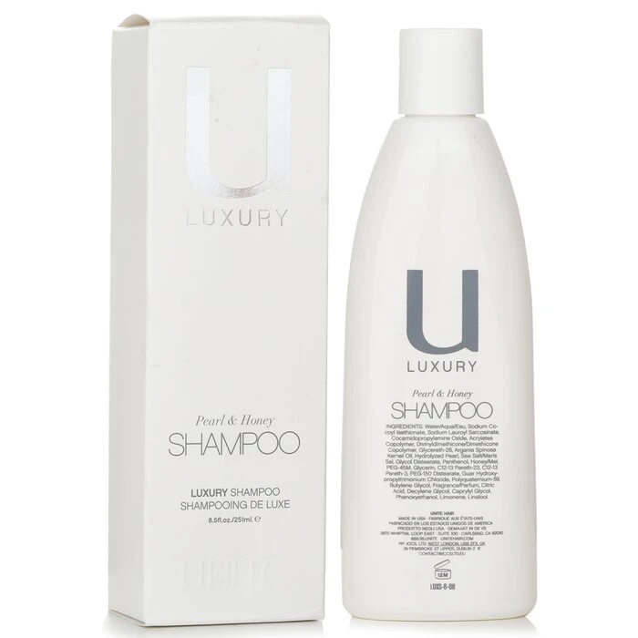 453d1280a528f60c2611 U Luxury Pearl & Honey Shampoo 251ml/8.5oz - Image 2