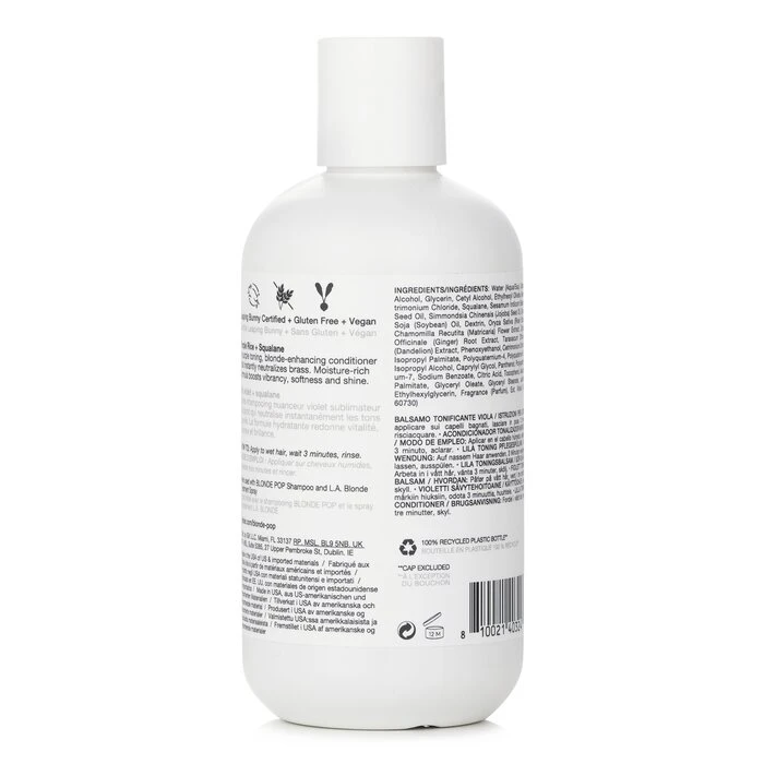 eeca303e6030b761d2c3 Blonde Pop Purple Toning Conditioner 236ml/8oz - Image 3