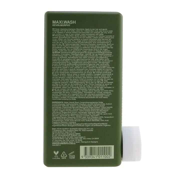 741235f5052f1b29cb6c Maxi.Wash (Detox Shampoo - For Coloured Hair) 250ml/8.4oz - Image 3