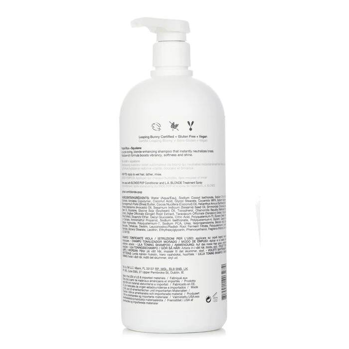0205389bf342ba8fd48e Blonde Pop Purple Toning Shampoo 1000ml/33.8oz - Image 3