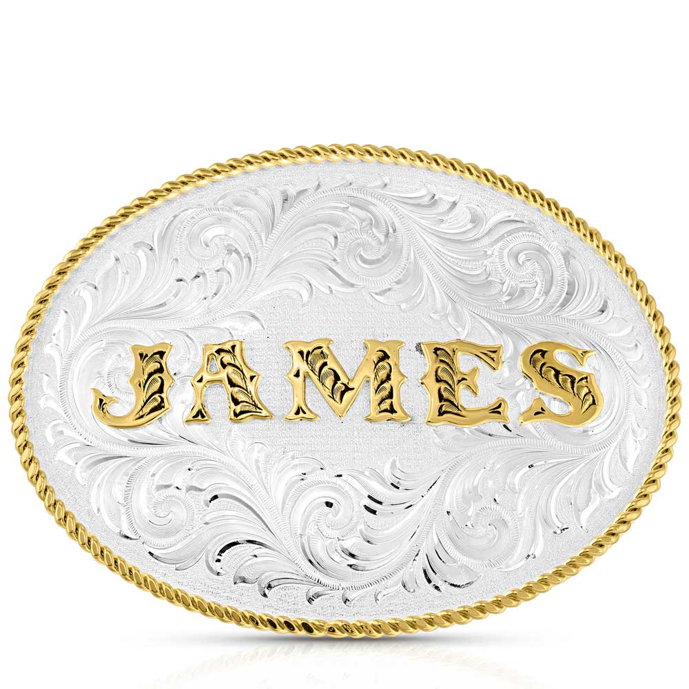 Classic Western Custom Name Buckle