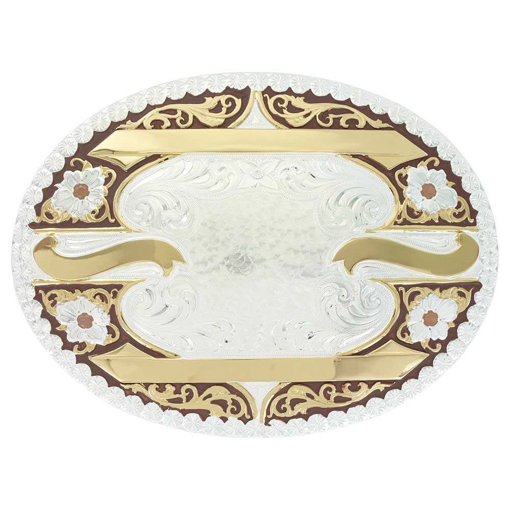 Sheridan Dual-Figure Trophy Buckle (3.75x5)